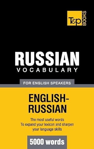 Bild des Verkufers fr Russian vocabulary for English speakers - 5000 words zum Verkauf von moluna