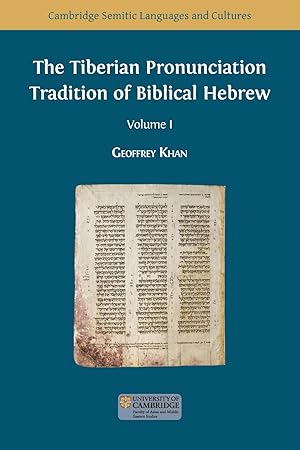 Bild des Verkufers fr The Tiberian Pronunciation Tradition of Biblical Hebrew, Volume 1 zum Verkauf von moluna