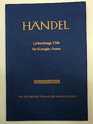 Imagen del vendedor de Ode fr den Geburtstag der Knigin Anna (Friedensode) a la venta por Joseph Burridge Books