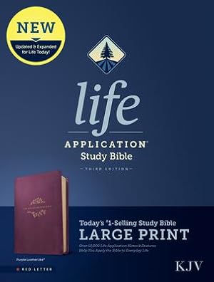 Bild des Verkufers fr KJV Life Application Study Bible, Third Edition, Large Print (Red Letter, Leatherlike, Purple) zum Verkauf von moluna