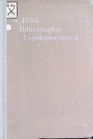 Image du vendeur pour Bibliographia Lepidopterologica mis en vente par Klondyke