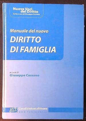 Bild des Verkufers fr Manuale del nuovo diritto di famiglia zum Verkauf von Librodifaccia