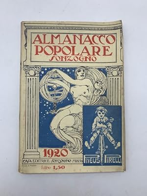 Almanacco popolare Sonzogno 1920