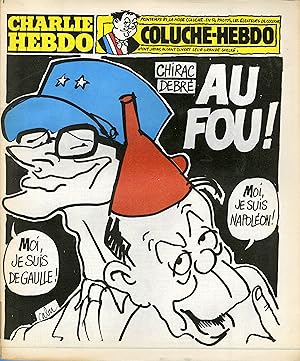 "CHARLIE HEBDO N°534 du 4/2/1981" CABU : CHIRAC-DEBRÉ "AU FOU !" / PRINTEMPS 1981 : LA MODE COLUC...