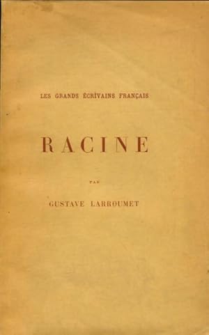 Seller image for Racine - Gustave Larroumet for sale by Book Hmisphres