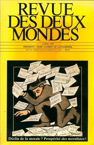 Immagine del venditore per Revue des deux mondes Avril 1997 - Collectif venduto da Book Hmisphres