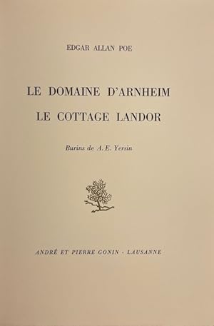 Imagen del vendedor de Le domaine d'Arnheim. Le cottage Landor. Burins de A.E. Yersin. a la venta por Le Cabinet d'Amateur