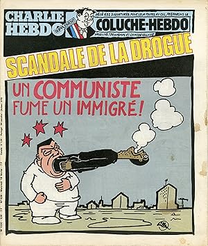 "CHARLIE HEBDO N°536 du 18/2/1981" WILLEM : SCANDALE DE LA DROGUE = UN COMMUNISTE FUME UN IMMIGRÉ...