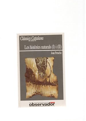 Seller image for Les histories naturals ( I ) i ( II ) for sale by El Boletin