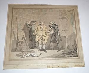 Seller image for Bookseller and Author. First edition of the aquatint. for sale by Wittenborn Art Books