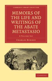 Bild des Verkufers fr Memoirs of Life and Writings of Abate Metastasio zum Verkauf von moluna