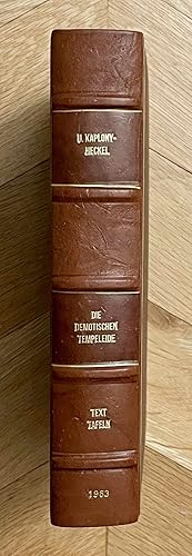 Seller image for Die demotischen Tempeleide. Band I: Text. Band II: Abbildungen (complete set) for sale by Meretseger Books