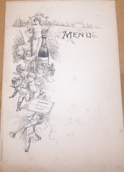 Seller image for Blank Menu. Champagne Mercier. for sale by Wittenborn Art Books