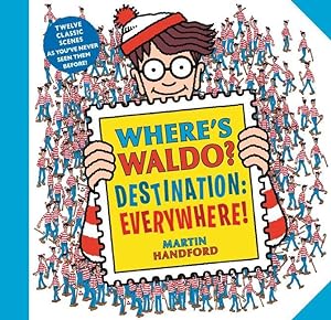 Bild des Verkufers fr Where\ s Waldo? Destination: Everywhere!: 12 Classic Scenes as You\ ve Never Seen Them Before! zum Verkauf von moluna