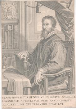 Seller image for Portrait of Hendrik Zoesius (Dutch Jurist, 1571- 1627). for sale by Wittenborn Art Books