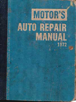 Motor Auto Repair Manual 1972