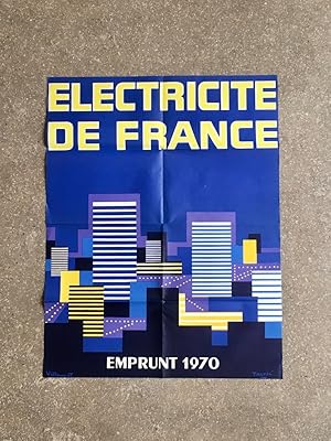 Imagen del vendedor de Electricit de France, emprunt 1970 a la venta por Chez les libraires associs