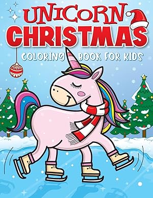 Bild des Verkufers fr Unicorn Christmas Coloring Book for Kids zum Verkauf von moluna