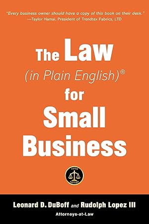 Bild des Verkufers fr Law (in Plain English) for Small Business (Sixth Edition) zum Verkauf von moluna