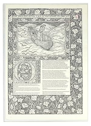 Seller image for A Leaf from the Kelmscott Chaucer With an Essay on its Commercial History by John Windle. for sale by John Windle Antiquarian Bookseller, ABAA