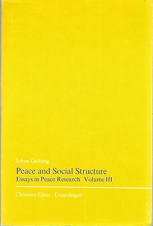 Peace and Social Structure (PRIO MONOGRAPHS, NO 7)