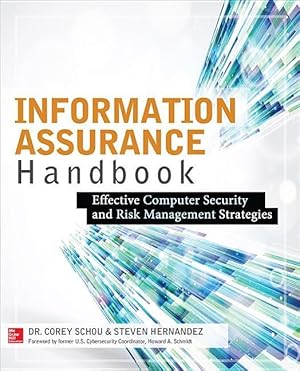 Bild des Verkufers fr Information Assurance Handbook: Effective Computer Security and Risk Management Strategies zum Verkauf von moluna