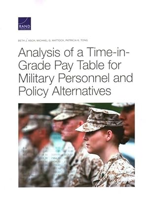 Seller image for Analysis of a Time-In-Grade Pay Table for Military Personnel and Policy Alternatives for sale by moluna
