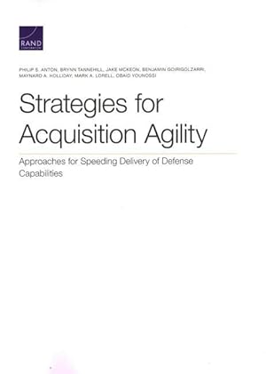 Seller image for Strategies for Acquisition Agility: Approaches for Speeding Delivery of Defense Capabilities for sale by moluna