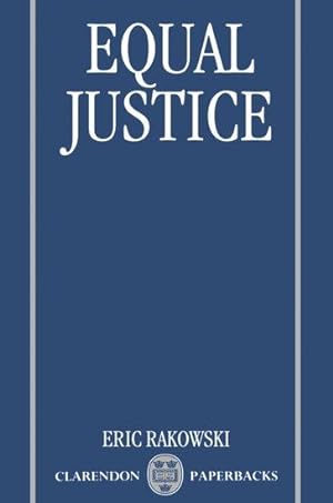 Seller image for Rakowski, E: Equal Justice for sale by moluna