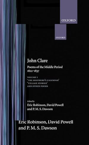 Seller image for John Clare: Poems of the Middle Period, 1822-1837 for sale by moluna