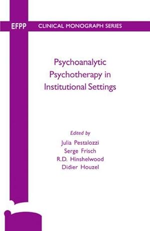 Seller image for Psychoanalytic Psychotherapy in Institutional Settings for sale by moluna