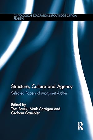 Image du vendeur pour Brock, T: Structure, Culture and Agency mis en vente par moluna