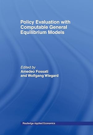 Bild des Verkufers fr Policy Evaluation with Computable General Equilibrium Models zum Verkauf von moluna