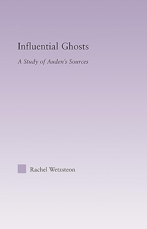 Imagen del vendedor de Wetzsteon, R: Influential Ghosts a la venta por moluna