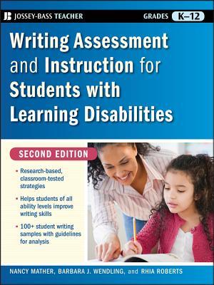 Bild des Verkufers fr Writing Assessment and Instruction for Students with Learning Disabilities, Grades K-12 zum Verkauf von moluna