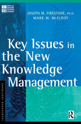 Bild des Verkufers fr Firestone, J: Key Issues in the New Knowledge Management zum Verkauf von moluna