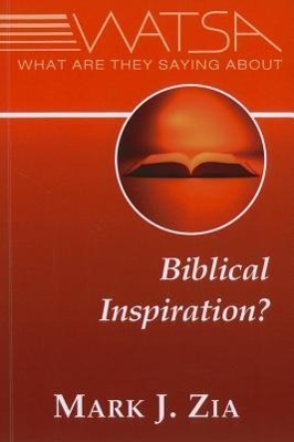 Bild des Verkufers fr What Are They Saying About Biblical Inspiration? zum Verkauf von moluna