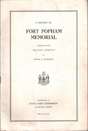 Seller image for A History Fort Popham Memorial for sale by UHR Books