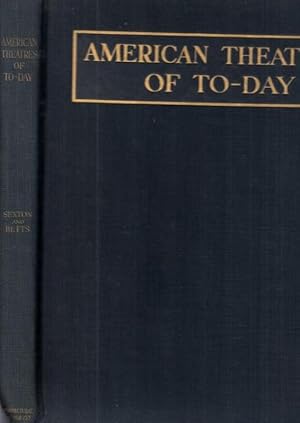 Image du vendeur pour American Theatres of Today. Illustrated with plans, sections and photographs of exterior and interior details of modern motion picture an legitimate theatres throughout the United States, mis en vente par Antiquariat Carl Wegner