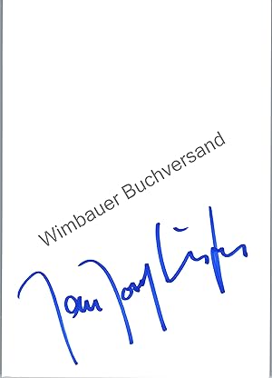 Bild des Verkufers fr Original Autograph Jan Josef Liefers (*1964) Schauspieler /// Autogramm Autograph signiert signed signee zum Verkauf von Antiquariat im Kaiserviertel | Wimbauer Buchversand
