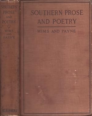 Imagen del vendedor de Southern Prose and Poetry For Schools a la venta por Americana Books, ABAA