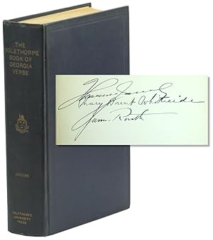 Seller image for The Oglethorpe Book of Georgia Verse Signed by all 3 editors for sale by Americana Books, ABAA