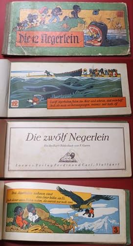 Image du vendeur pour Die zwlf Negerlein Ein drolliges Bilderbuch von F. Gareis mis en vente par Antiquariat im OPUS, Silvia Morch-Israel
