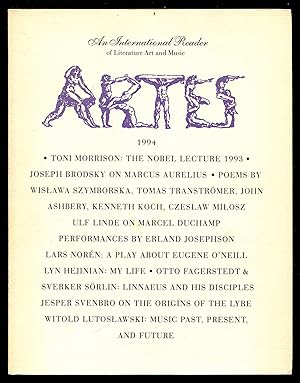 Bild des Verkufers fr Artes: An International Reader of Literature Art and Music - Vol. I, 1994 zum Verkauf von Between the Covers-Rare Books, Inc. ABAA