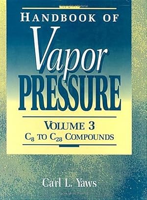 Bild des Verkufers fr HANDBK OF VAPOR PRESSURE V03 zum Verkauf von moluna