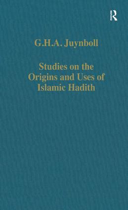 Seller image for Studies on the Origins and Uses of Islamic Hadith for sale by moluna