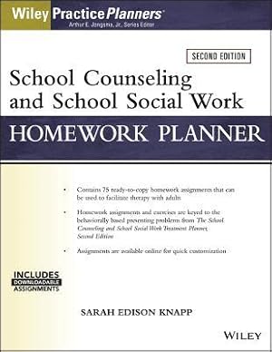 Bild des Verkufers fr School Counseling and Social Work Homework Planner (W/ Download) zum Verkauf von moluna