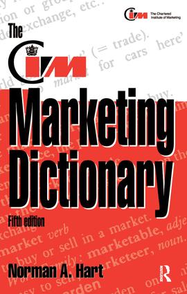 Bild des Verkufers fr The CIM Marketing Dictionary zum Verkauf von moluna