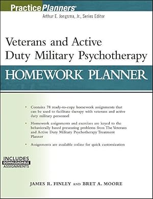 Immagine del venditore per Veterans and Active Duty Military Psychotherapy Homework Planner venduto da moluna