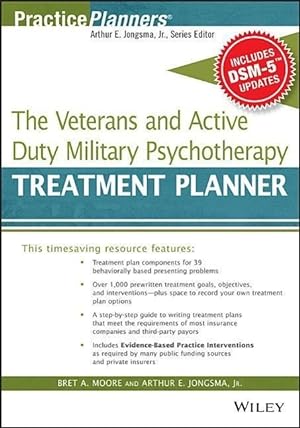 Bild des Verkufers fr The Veterans and Active Duty Military Psychotherapy Treatment Planner, with Dsm-5 Updates zum Verkauf von moluna